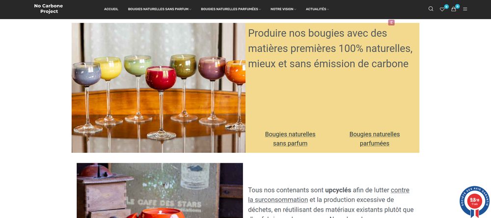 Aperçu du site No Carbone Project