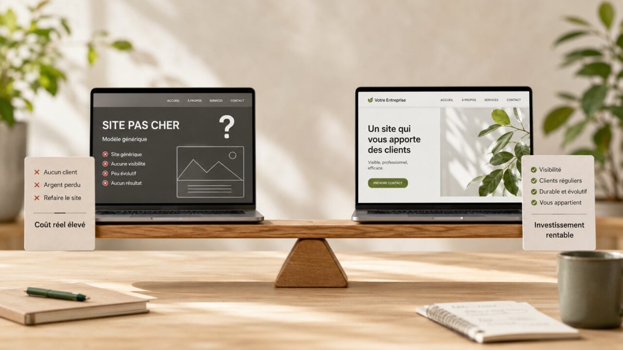 Pourquoi un site internet « pas cher » vous coûte plus cher au final